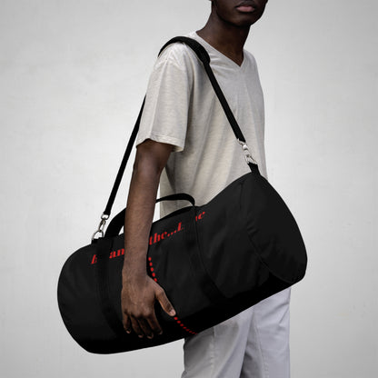 Balance...the...Line Duffel Bag — Black Gym & Travel Tote