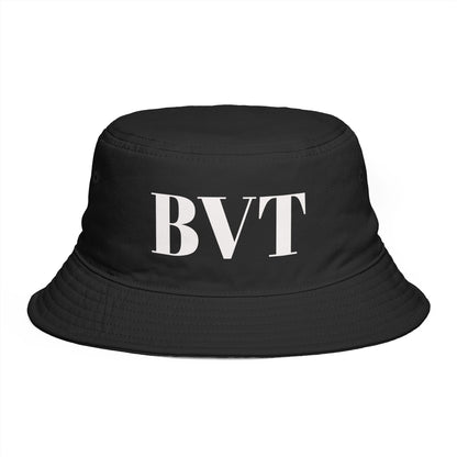 BVT Monogram Bucket Hat — Classic White BVT Logo
