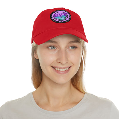 Ba Vuzi Trends Hat Leather Patch (Rd)