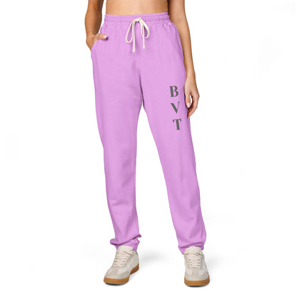 Unisex Fleece Sweatpants  BVT Garment-Dyed