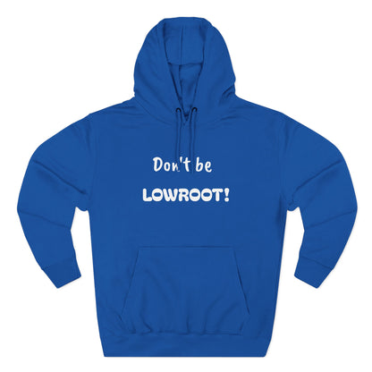 Playful Fleece Hoodie with Witty Text - Lowroot!