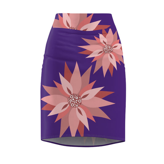 Floral Women's Pencil Skirt PP