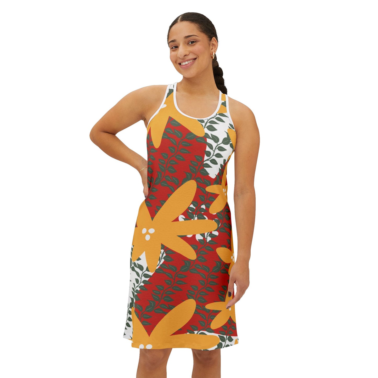 Bohemian Floral Racerback Dress W