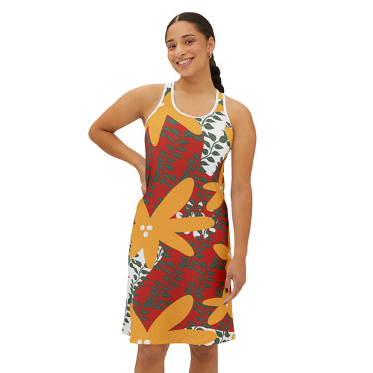Bohemian Floral Racerback Dress W