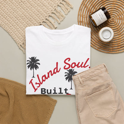 Island Soul Unisex Tee - Built on Rice-n-Peas & Road