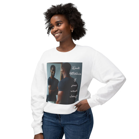 Look Within Unisex  Crewneck Sweatshirt