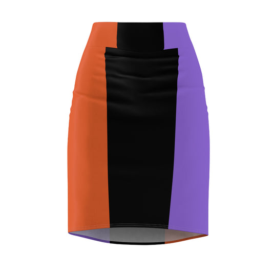 Color Block Women's Pencil Skirt OBP