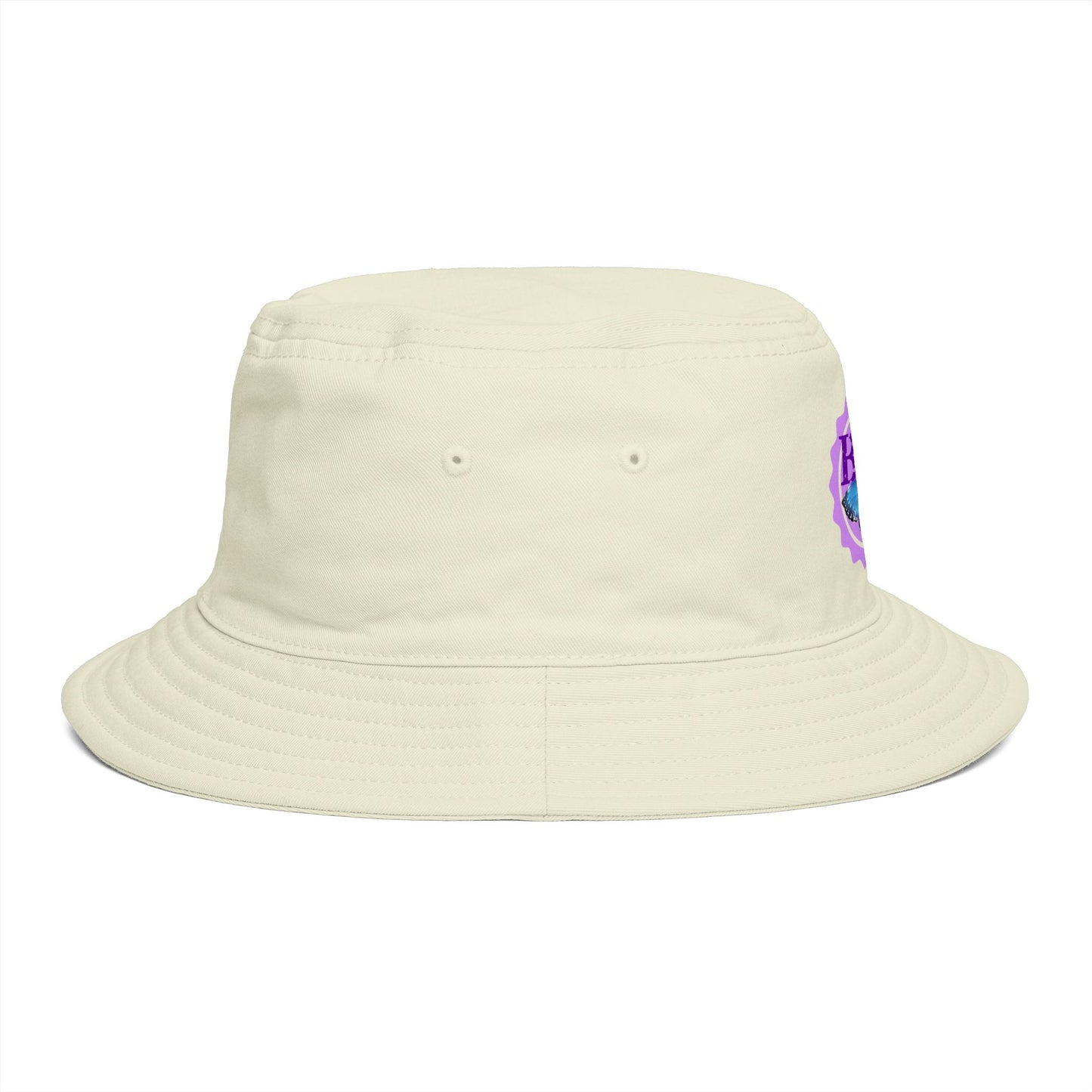 BVT Butterfly Logo Bucket Hat — Casual Sun Hat