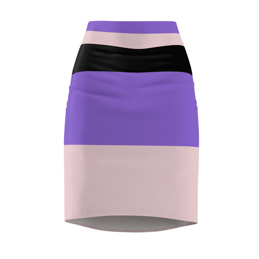 Chic Abstract Women's Pencil Skirt PBP