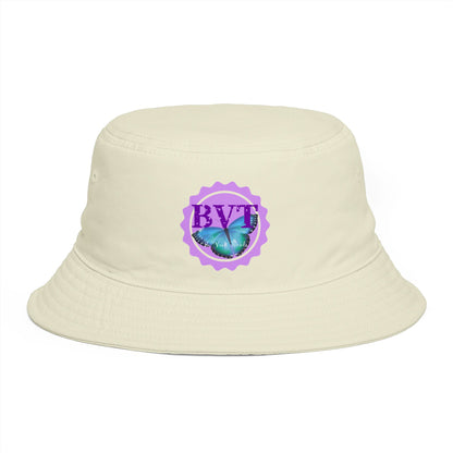 BVT Butterfly Logo Bucket Hat — Casual Sun Hat