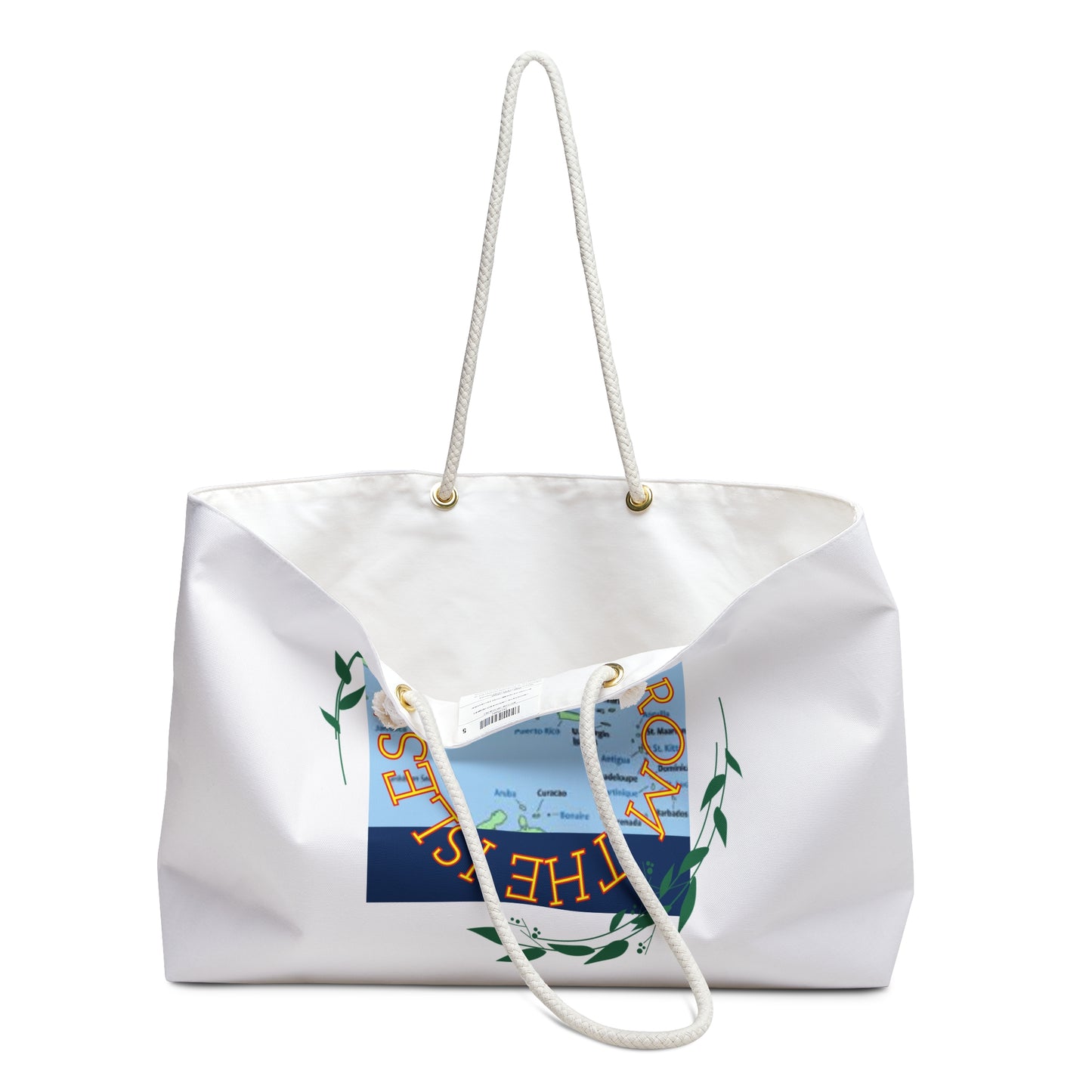 Wisdom from the Isles Weekender Bag – White