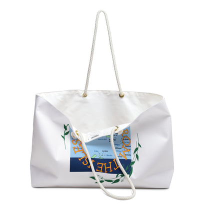 Wisdom from the Isles Weekender Bag – White