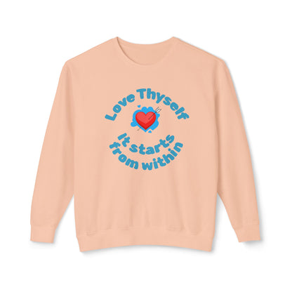 Love Thyself Unisex Lightweight Sweatshirt