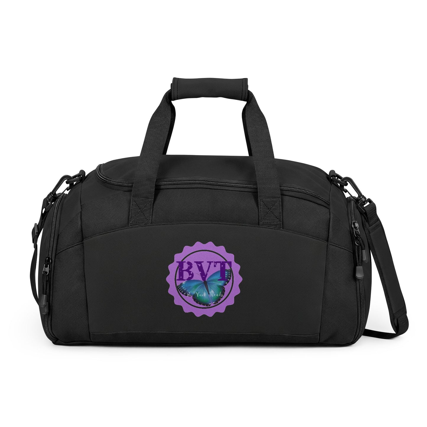 Butterfly Monogram Gym Bag — BVT Fitness Duffel