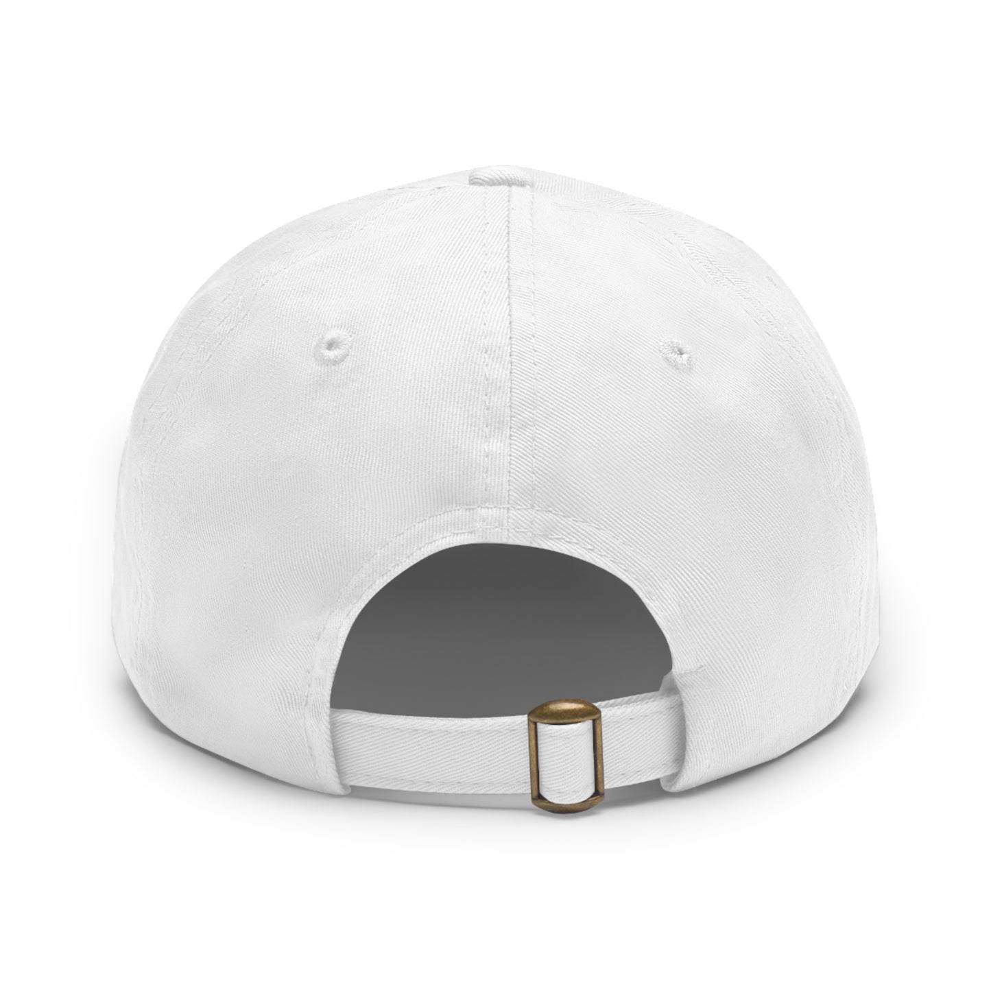 "Balance...the...Line" Statement Cap — White Dad Hat