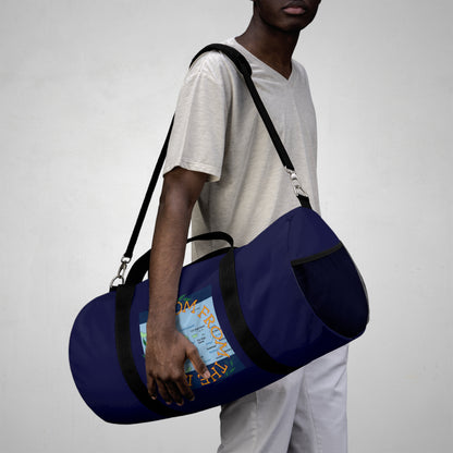 Travel Duffel Bag — Wisdom from the Isles Map Navy