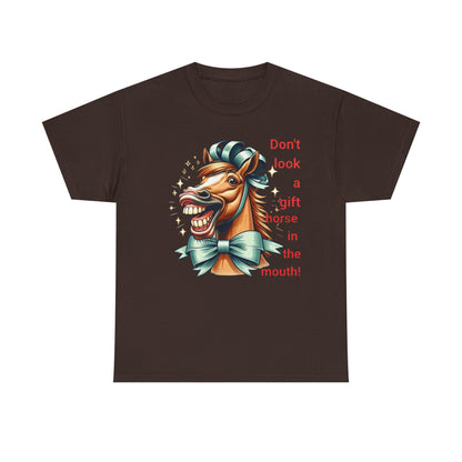 Gift Horse Cotton Tee