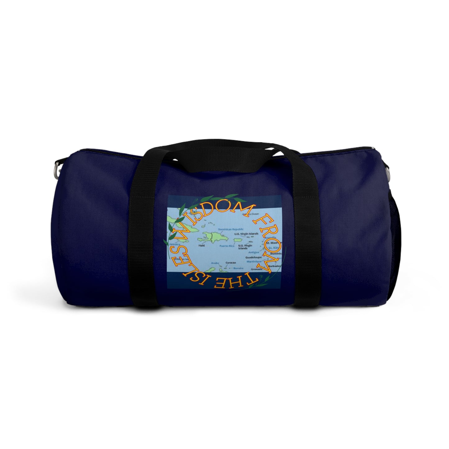 Travel Duffel Bag — Wisdom from the Isles Map Navy