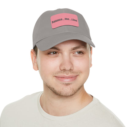 "Balance...the...Line" Statement Cap —  Gray Dad Hat