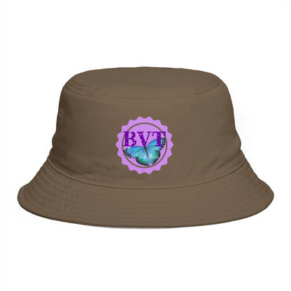 BVT Butterfly Logo Bucket Hat — Casual Sun Hat