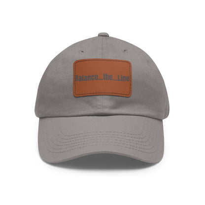 "Balance...the...Line" Statement Cap —  Gray Dad Hat