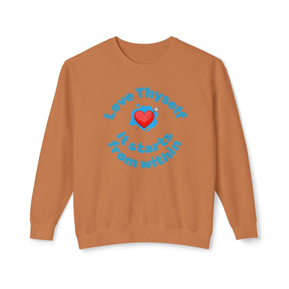 Love Thyself Unisex Lightweight Sweatshirt
