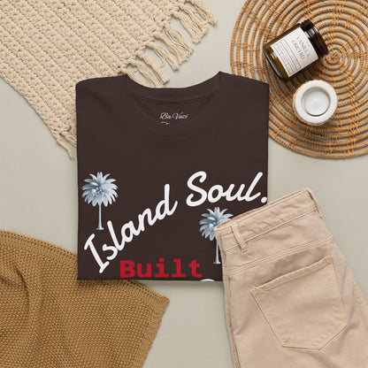 Island Soul Unisex Tee - Built on Rice-n-Peas & Road