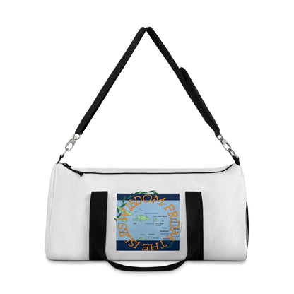 Wisdom from the Isles Duffel Bag (White)