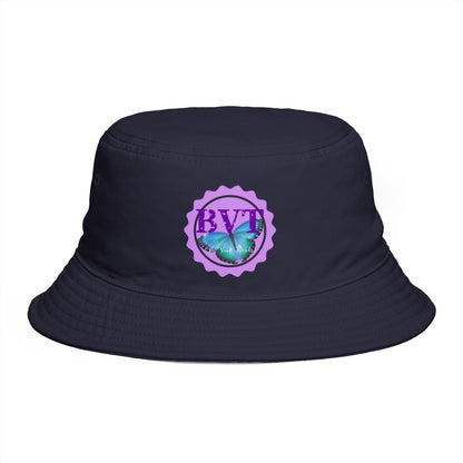 BVT Butterfly Logo Bucket Hat — Casual Sun Hat