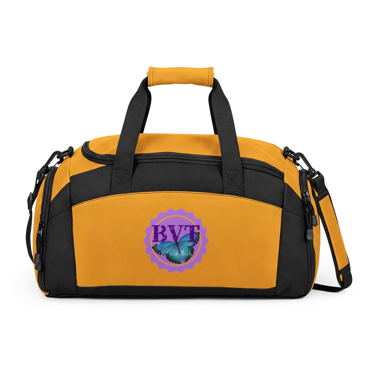 Butterfly Monogram Gym Bag — BVT Fitness Duffel