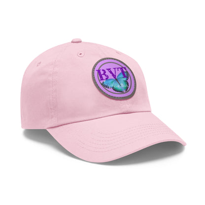 Butterfly Patch Dad Hat — BVT Logo Pink Cap