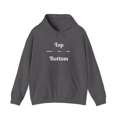 Top/Bottom Hooded Sweatshirt