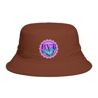 BVT Butterfly Logo Bucket Hat — Casual Sun Hat