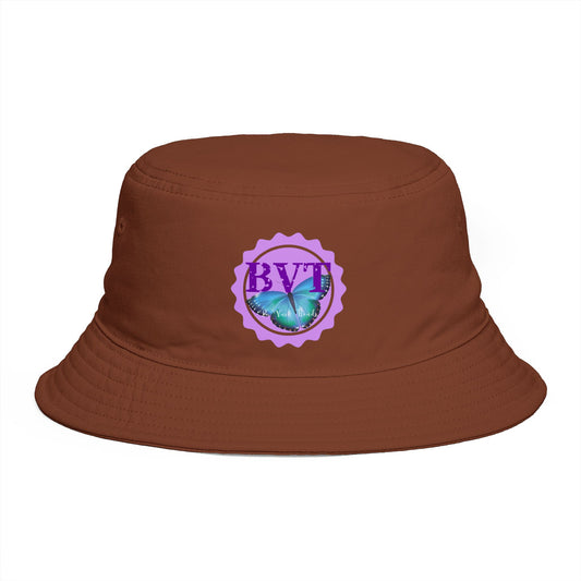 BVT Butterfly Logo Bucket Hat — Casual Sun Hat