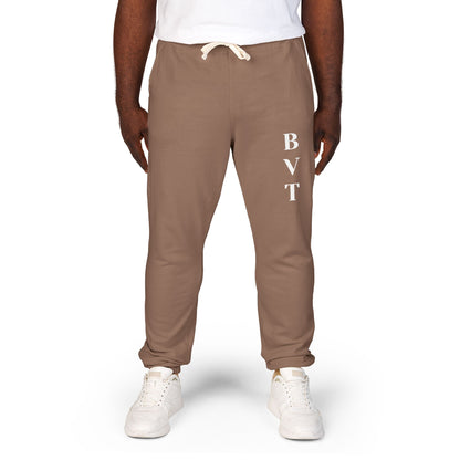 Unisex Fleece Sweatpants  BVT Garment-Dyed