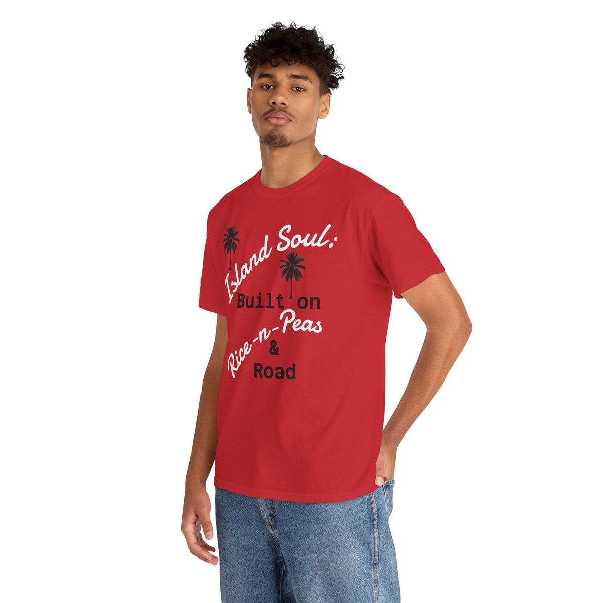 Island Soul Unisex Tee - Built on Rice-n-Peas & Road