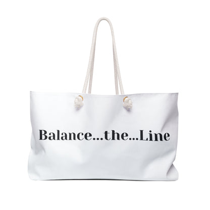 Balance the Line Weekender Bag