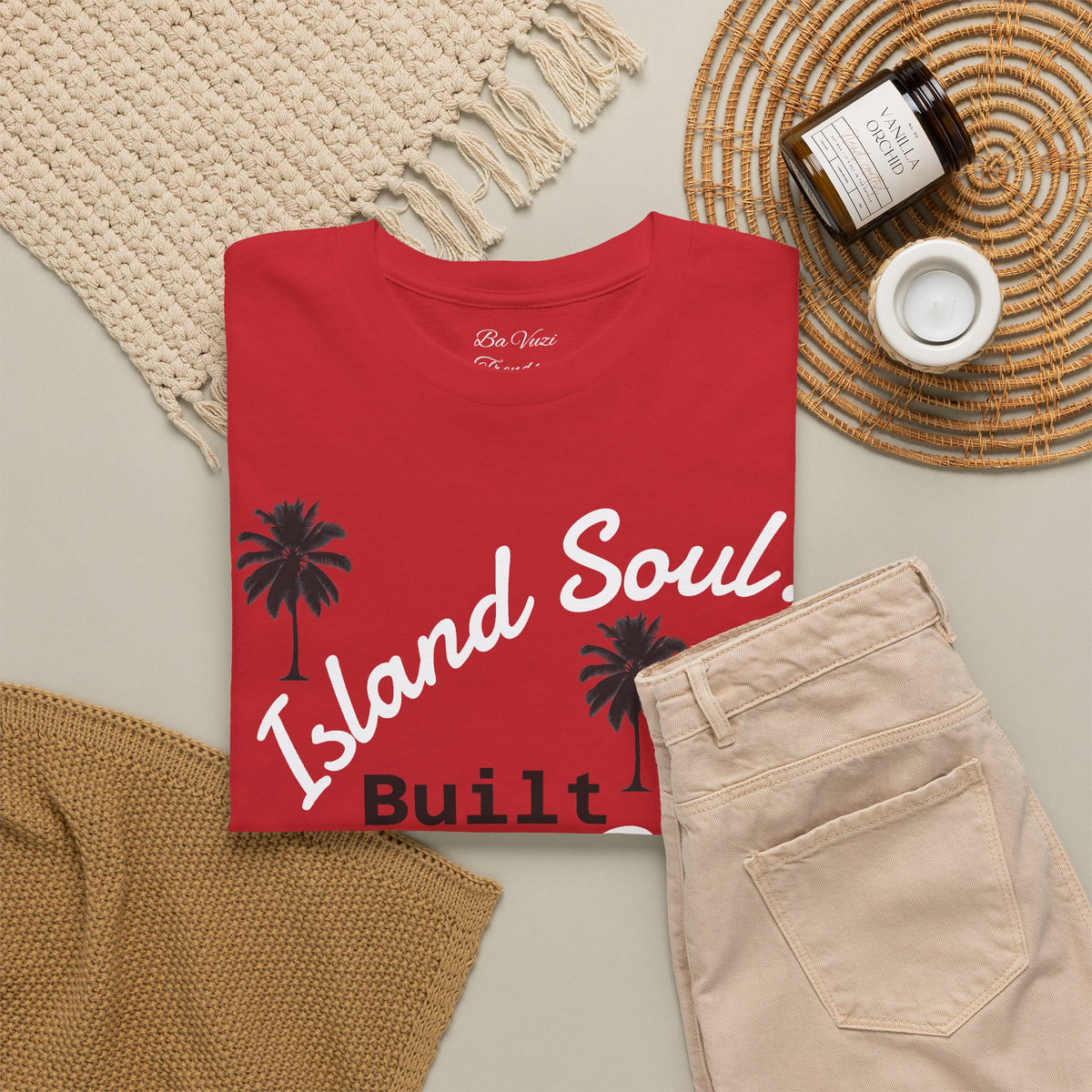 Island Soul Unisex Tee - Built on Rice-n-Peas & Road