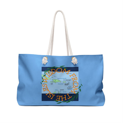 Wisdom FTI (Logo) Weekender Bag Blue