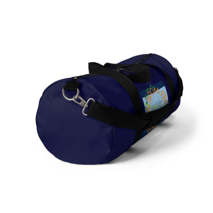 Travel Duffel Bag — Wisdom from the Isles Map Navy