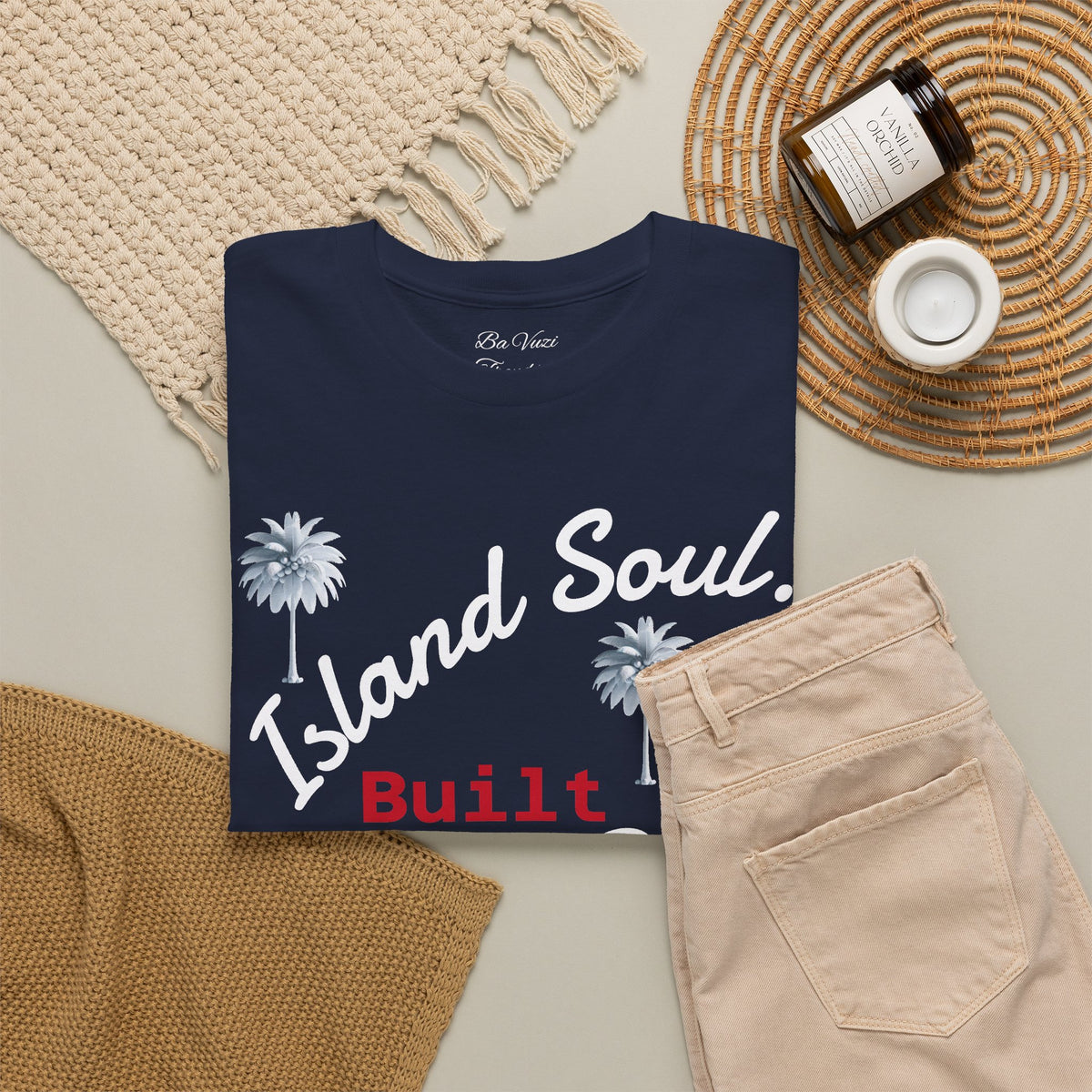 Island Soul Unisex Tee - Built on Rice-n-Peas & Road