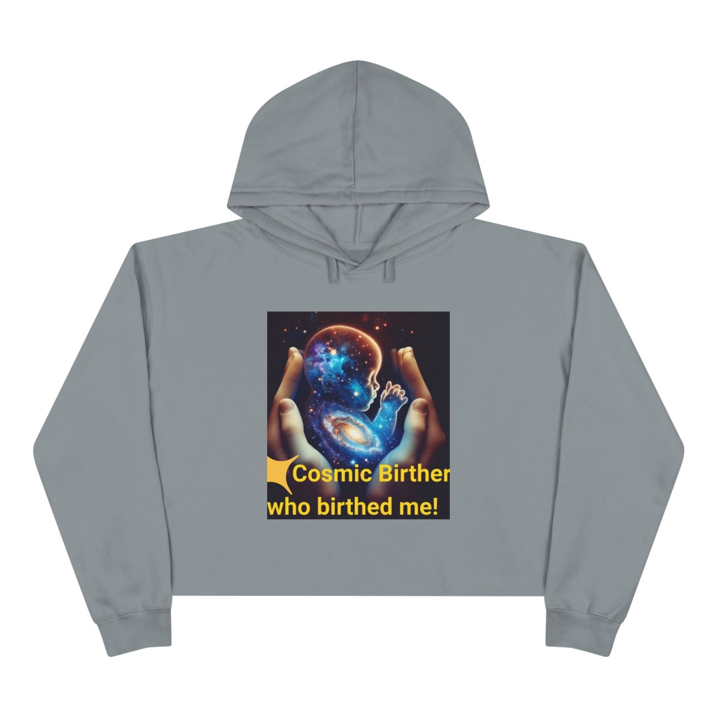 Cosmic Birther Hoodie | Creator Hands Graphic
