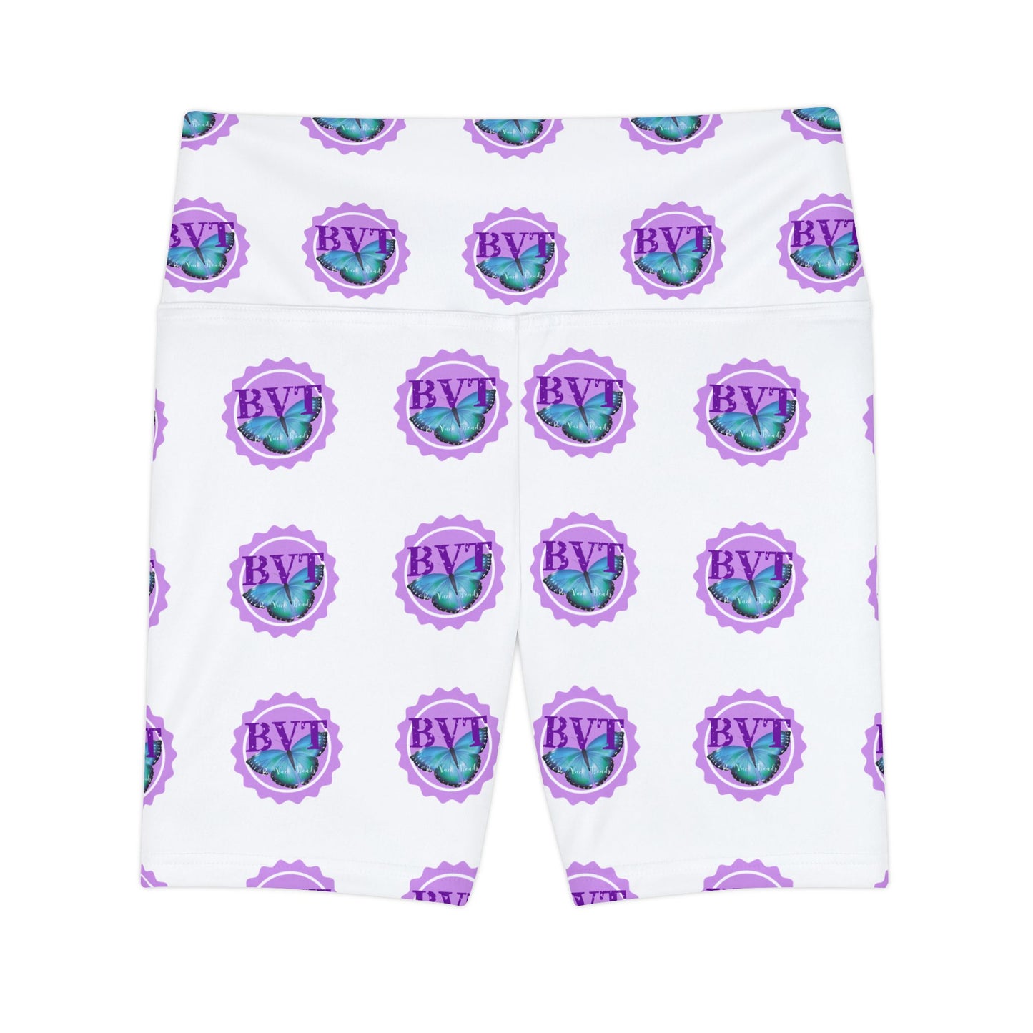 Workout Shorts — BVT Logo All-Over Print