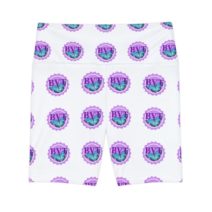 Workout Shorts — BVT Logo All-Over Print