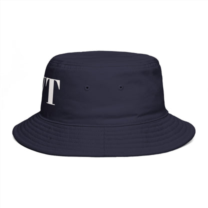 BVT Monogram Bucket Hat — Classic White BVT Logo