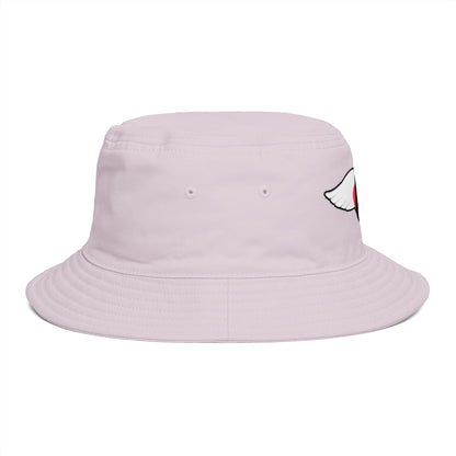 Embrace You Logo Bucket Hat — Cute Retro Winged Heart Sun Hat