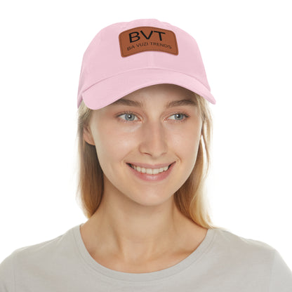 BVT Dad Hat with Leather Patch