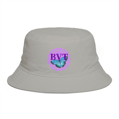 BVT Butterfly Logo Bucket Hat — Casual Sun Hat