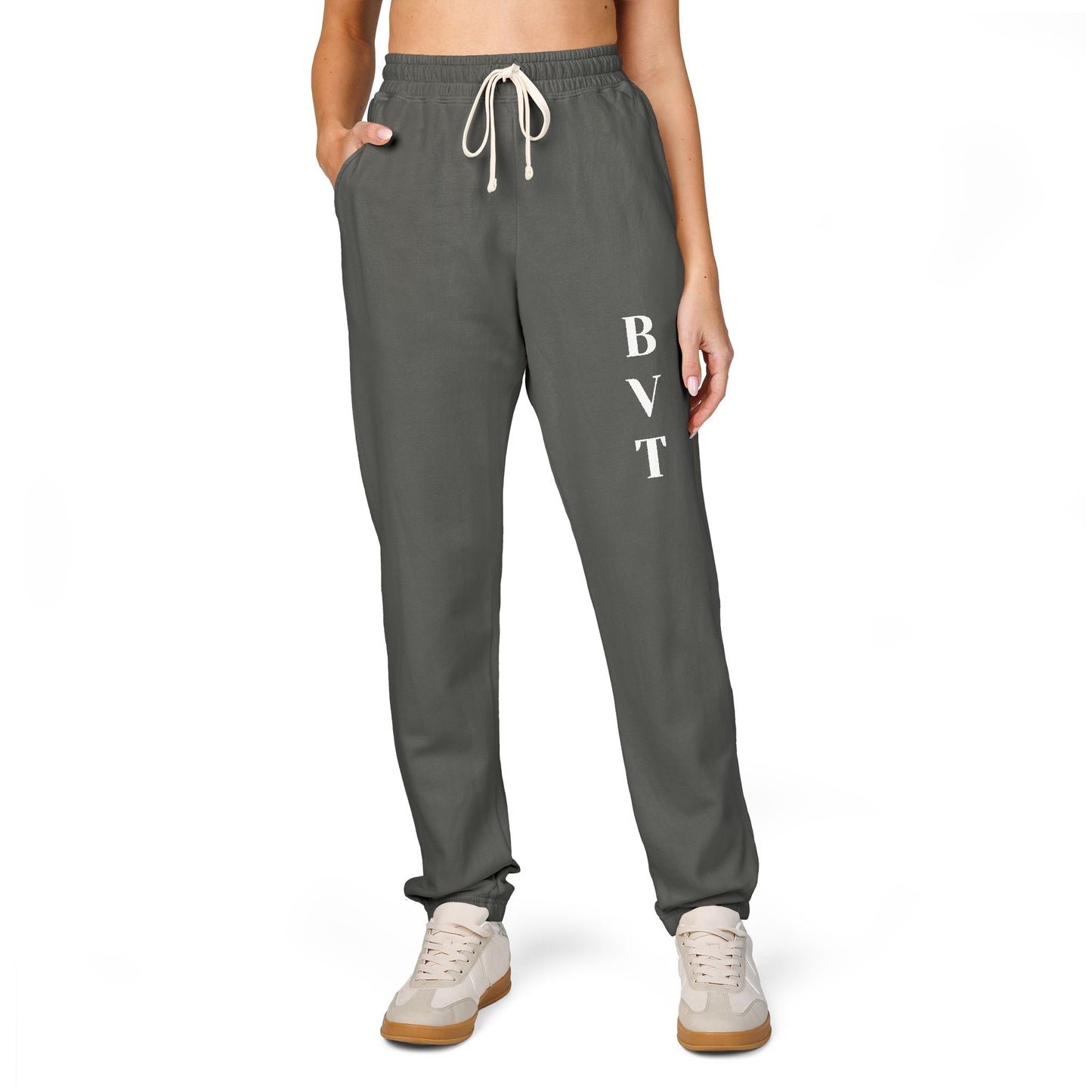 Unisex Fleece Sweatpants  BVT Garment-Dyed