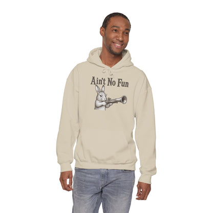 Ain't No Fun Rabbit Hoodie – Funny Vintage Animal Graphic Hoodie